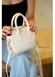 torime حقيبة كتف وكتف صغيرة من الجلد النباتي مع حزام طويل