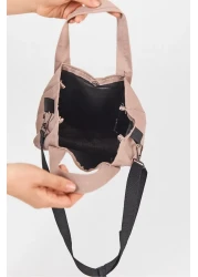 Rays Mink Snap Closure Detailed Shoulder Bag 9113