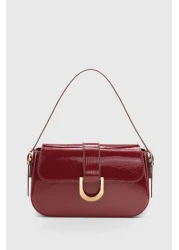 Housebags براءات الاختراع والجلود الكرز حزام قابل للتعديل انغلق حقيبة الكتف 263