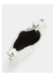 Styli Solid Zipper Closure Handbag with Strap