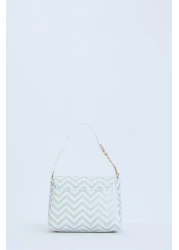 Pierre Cardin White Silver Women's Shoulder Bag 05PO24Y1969