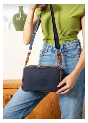 Just Polo حقيبة كتف وحقيبة كروس نسائية من Colors Of Justpolo مكونة من 5 أقسام