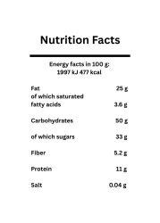 Emco Bar Chocolate with Nuts and Cranberry, 35g