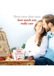 رافاييلو حلوى جوز الهند واللوز، حزمة متعددة، 15 قطعة، 150 غرام