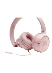 JBL Tune 500 Wired Headphone With Deep Pure Bass Sound Pink