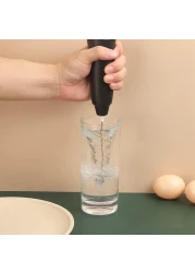 Electric Handheld Milk Frother &amp; Coffee Beater &ndash; Wand Mixer for Latte, Hot Milk, Coffee, and Eggs Multi-Functional Hand Blender for Frothing, Mixing, and Beating
