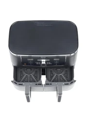 نينجا فودي ماكس مقلاة هوائية ثنائية المنطقة، AF400ME، أسود، 9.5 لتر