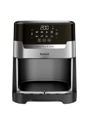 Tefal Easy Fry Precision Plus 2-in-1 Digital Air Fryer and Grill, EY505D27, Silver, 4.2 L