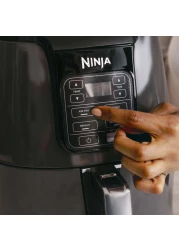 نينجا 4 كوارت مقلاة هوائية، AF100، أسود، 2 لتر