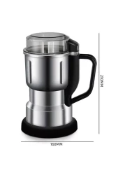 Kitchen Desk Spice Grinder Blender Stainless Steel - Multi-Functional Coffee and Spice Grinder for Nuts, Herbs, Grains & More