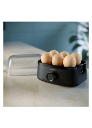 Philips 3000 Series Egg Cooker HD9137/91, 400 W, Black, Polypropylene