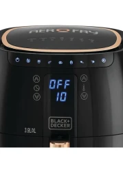 BLACK+DECKER Digital 7-in-1 Multifunction Air Fryer 1500W 8.6L/1.4Kg Capacity With Rapid Hot Air Circulation For Frying, Grilling, Broiling, Roasting, and Baking AF5539-B5
