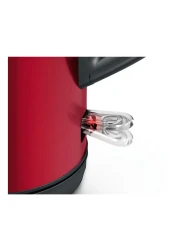 Bosch DesignLine Electric Kettle TWK4P434GB, 3000 W, 1.7 L, Deep Red Crystal, Stainless Steel, Power-on Indicator