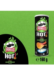 برينغلز رقائق البطاطس بنكهة الكريمة الحامضة الساخنة 160 غرام