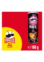 Pringles Hot Spicy BBQ Flavour Potato Chips 160g