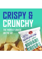 Smiths Square Crisps Salt N Vinegar Flavour 25g