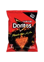 دوريتوس فلامين رقائق تورتيلا ساخنة ناتشو الحارة 48 غرام