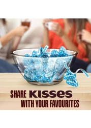 Hershey's Kisses Cookies And Cr&egrave;me White Chocolate Coating with Cookie Bits 100g Pack of 2
