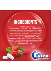 ريغليز إكسترا علكة الفراولة خالية من السكر 14 غرام