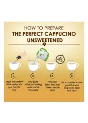 Nescafe Gold Cappuccino Unsweetened Coffee Mix, 14.2g Pack of 10