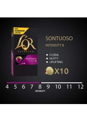 لور اسبريسو سونتوسو كثافة 8 قهوة 10 كبسولات