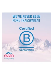 إيفيان مياه طبيعية معدنية بسعة 330 ملل، عبوة تحتوي على 24.