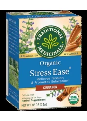 Traditional Medicinals Organic Stress Ease Cinnamon Tea 24g
