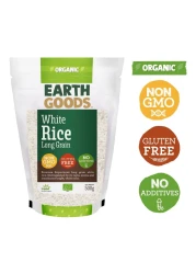 Earth Goods Organic Long Grain White Rice 500g