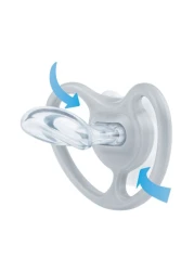 Nuk Space Soother 0-6m SNK713 Multicolour Pack of 2