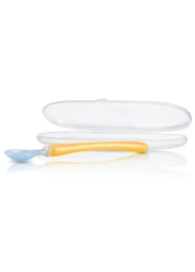 Nuby 3Pack Easy Go Spoons and Travel Case Colors May Vary 9 Months Plus