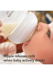 Philips Avent Natural Response Baby Milk Bottle, BPA Free For Babies Koala Pattern, 260ml