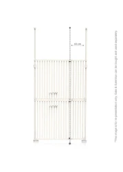 Baby Safe - Gate Extension 40cm Tall Metal Safety Gate - White