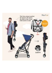 Nurtur Anchor Printed Baby Canopy Stroller B801FT-NR11 45x59x95cm