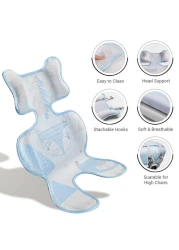TEKNUM Breathable 3D Mesh Liner / Pad for Baby Stroller / Car Seat / High Chair / Cradle - Blue