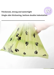 Dog Poop Bags Pet Supplies for Dogs 20 Rolls, 300pcs, including 1 Green Adjustable Dispenser. Extra Thick and Strong, 100% Leak Proof, Biodegradable Waste Bag