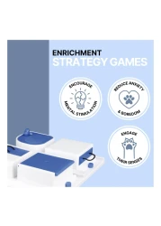 TRIXIE Cat Activity Poker Box Strategy Game Slow Feeder Interactive Treat ToyAll Breed Sizes