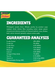 Purina Friskies Indoor Delights Flavours of Salmon, Tuna, Chicken, Beef and Vegetables Adult Dry Cat Food, 1kg