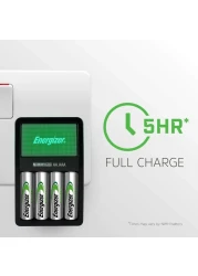 Energizer Recharge MAXI Charger with 4 AA Rechargeable Batteries