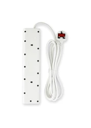 Elexon 4-Way Power Extension Socket With USB Port 13A El-903S White 2m