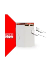 Elexon Universal Travel Adapter EL996 White