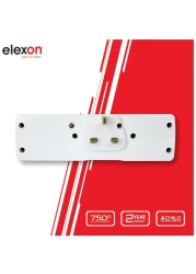 Elexon 3 Way Multi Universal Adaptor Socket White