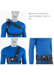 STUNTMAN 360 High Stability Shoulder Mount for Action Cameras Fits GoPro DJI Osmo Action 5 Pro 4 3 2 Insta360 Ace Pro Ace ONE RS ONE R and Others