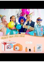 Upgrade Toddler Camera Children Video Camcorder,Kids Digital Selfie Camera Toys with 32GB SD Card for 3 4 5 6 7 8 9 Year Old Girls and Boys