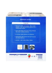 ماي تشويس طنجرة ضغط 6 لتر MPC-226 - فضي وأسود