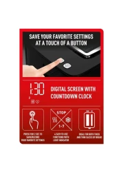 Tefal Smart'n Light Digital Toaster 850W TT640840 Black