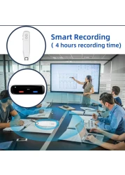 Translation Pen Scanner Text to Speech Device OCR Digital Pen Reader Exam Reading Pen for StudentsDyslexia Wireless Language Translator for Travelers International Business Personnel WHITE