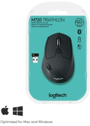 Logitech Triathlon Bluetooth Mouse M720 Black