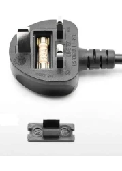 DKURVE&reg; 3 Meter 1 Way Gang Extension Lead 13 AMP Single Socket Extension Lead, UK 3 Pin Fused Plug male to female Travel Use Extension Cord Power Strip Plug, Extension for Travel, Home &amp; office