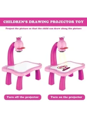 Child Smart Projector Table &ndash; Educational Drawing Playset for Toddlers, Interactive Toy for Kids Age 3+ Fun Learning Projector Toy for Boys &amp; Girls
