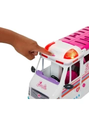 ألعاب باربي، مجموعة ألعاب الإسعاف والعيادة المتحولة، أكثر من 20 ملحقًا، عيادة الرعاية